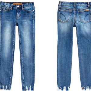 Joes Jeans girls The Rocker raw edge ankle jeans